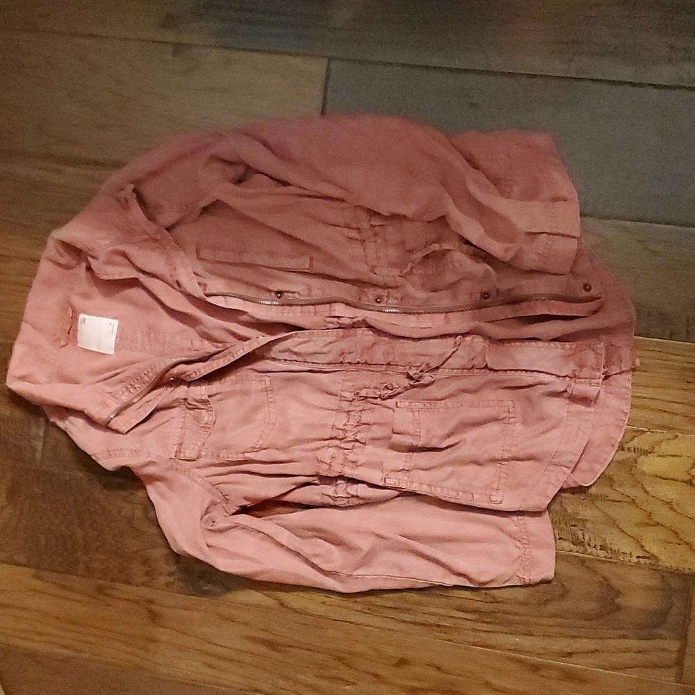 Utility pink rose  jacket